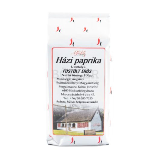 Füstölt erős házipaprika 100gr.