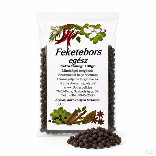 Fekete bors (egész) 100gr.