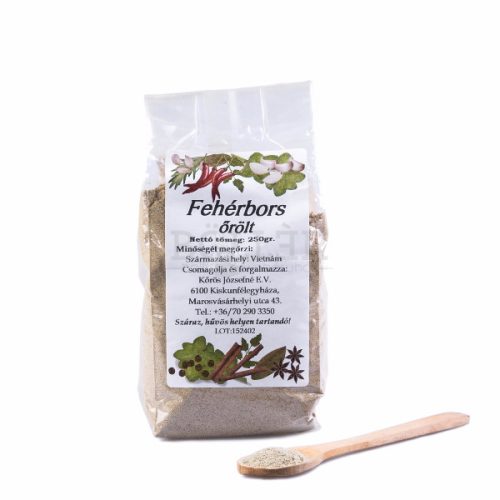 Fehér bors (őrölt) 250gr.