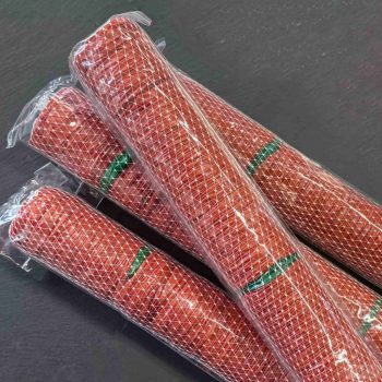 Csomagolás hibás húspiros műbél (raffolt) 50Ø