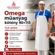 Omega műanyag kötény bölléreknek 90x115