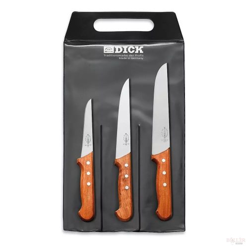 Dick fanyelű késkészlet 3 darabos késtokban