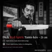 Dick Red Spirit Tanto kés - 21cm