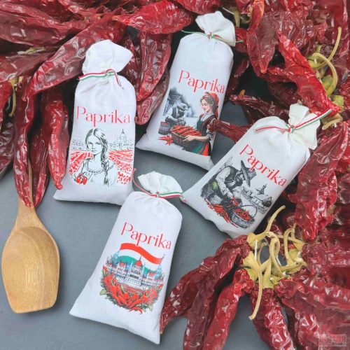 Díszcsomagolt édes fűszerpaprika választható mintával 50gr