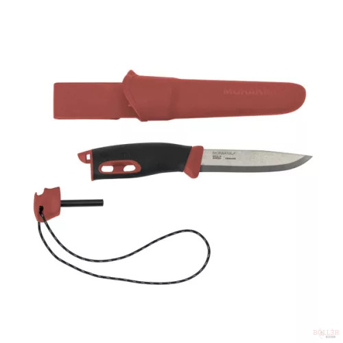 Morakniv Companion Spark kés szikravetővel és tokkal (piros)