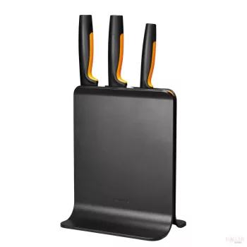   Fiskars Functional Form otthoni késkészlet késtartóval (3darabos)