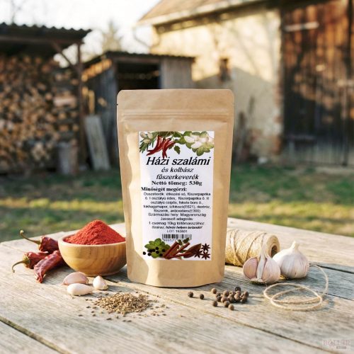 Házi szalámi és kolbász fűszerkeverék 530g