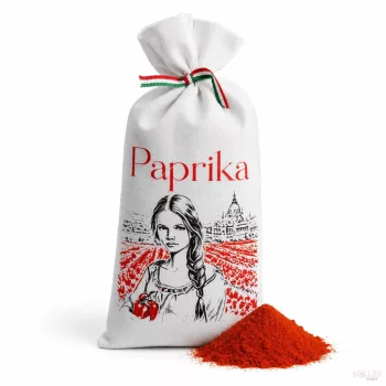 Díszcsomagolt édes fűszerpaprika 50gr (Lány hajfonattal)