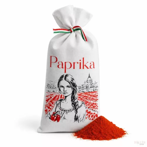 Díszcsomagolt édes fűszerpaprika 50gr (Lány hajfonattal)