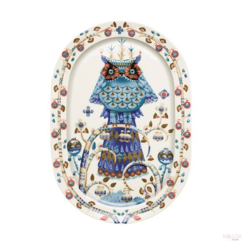 IITTALA TAIKA ovális szervírozó tál 41 cm, fehér
