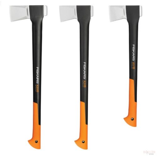 FISKARS X25 hasító fejsze (XL) X21 hasítófejsze (L) + X17 hasítófejsze (M)