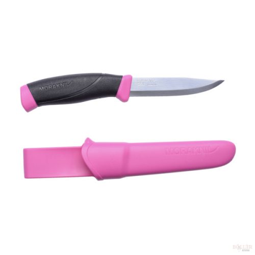 MORAKNIV COMPANION (S) kés, tokkal, rózsaszín